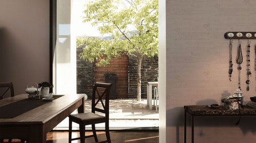 Livingwalls behang art deco motief bruin - 53 cm x 10.05 m - AS-363823