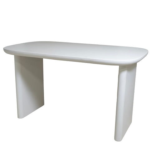 Giga Meubel Countertafel Maya - Deens Ovaal - Wit - 160 x 90 x 90 cm