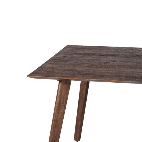 Giga Meubel Eettafel Oslo - Donkerbruin Mangohout - 160x90x76cm