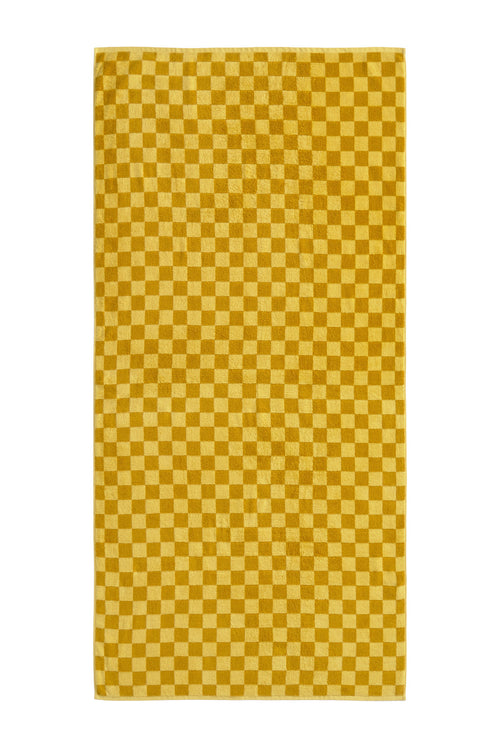 Calma House Strandhanddoek Pipa - Mosterd - 100x180