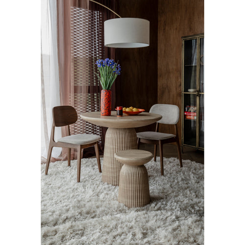 Dutchbone Marais Eetkamerstoelen Walnoot kleur - Set van 2