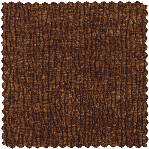 WOOOD rolkussen Baggy - 3D Chenille - Middenbruin - 23x50x23