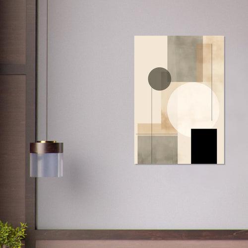 Artfulprints  Japandi abstract   poster 70x100 cm - vtwonen shop