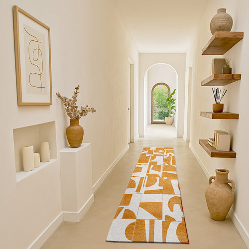 Louis De Poortere vloerkleed Curry - geel - 80x250cm - vtwonen shop