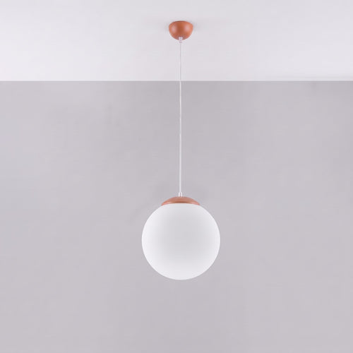 Sollux Lighting Hanglamp UGO 30 rode oker - 30x30x120cm