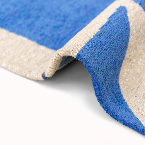 Louis De Poortere vloerkleed Campanula - blauw - 80x250cm - vtwonen shop