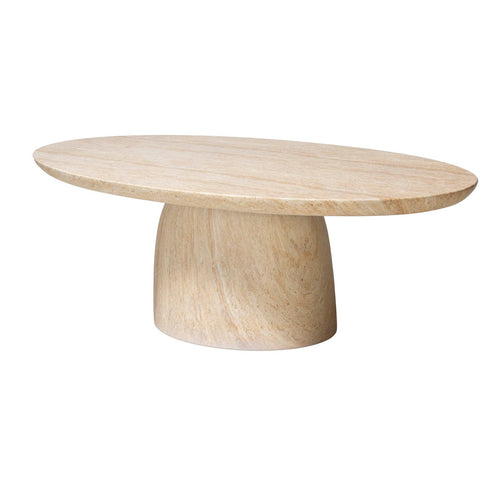 Giga Meubel Salontafel Myrna - Travertin Composiet - 120x60x39cm - vtwonen shop