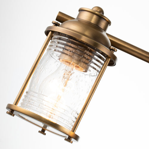 Elstead Kichler Ashland Wandlamp Natuurlijk Messing, IP44