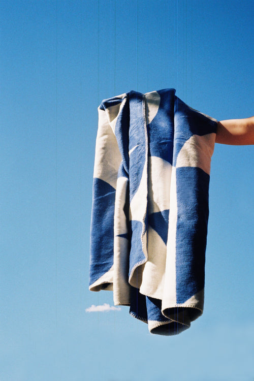 noo.ma TUL Katoenen deken - Blueberry Pie - vtwonen shop