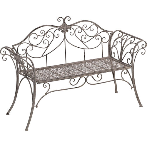 Lesli Living loveseat Viva la Vida - grijs - 133x47x90cm
