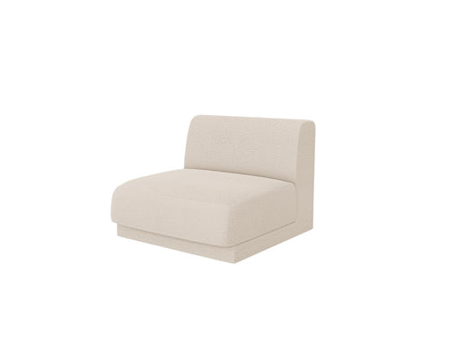 Micadoni Module Miley boucle beige - 90x75x70cm