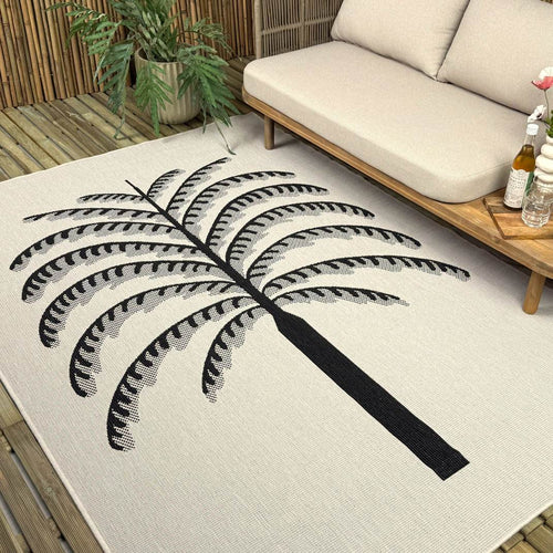 Buitenkleed Breeze zwart/wit - Interieur05 - 160 x 230 cm - vtwonen shop