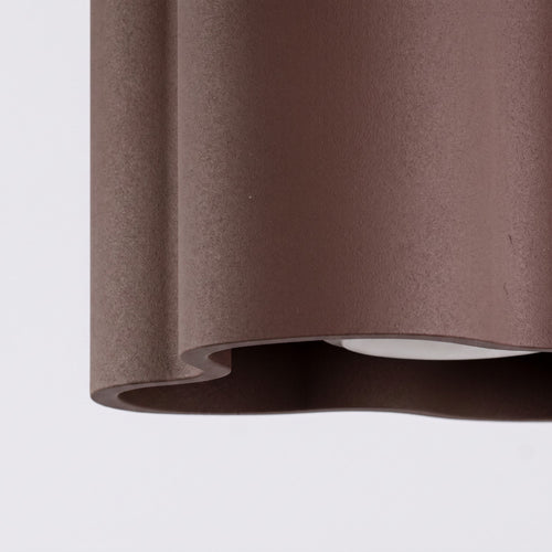 Sollux Lighting Plafondlamp OVIO 1 bruin GU10 - 12x12x10cm