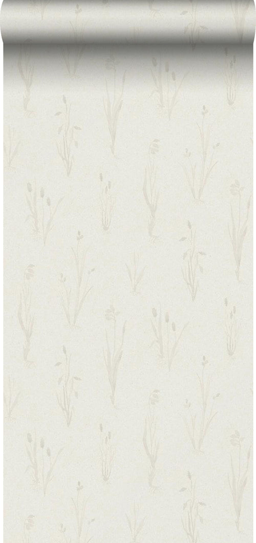 Borastapeter behang bladeren crème - 53 cm x 10.05 m - 661047 - vtwonen shop