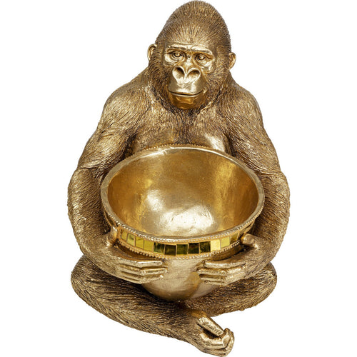 Kare Design Woonaccessoires gouden gorilla snede - vtwonen shop