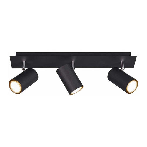 Trio Marley Spotlamp - 3-lichts GU10 - Zwart
