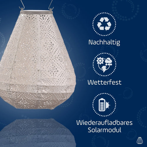 Lumiz solar lampion - tulip set - 3 stuks - vtwonen shop