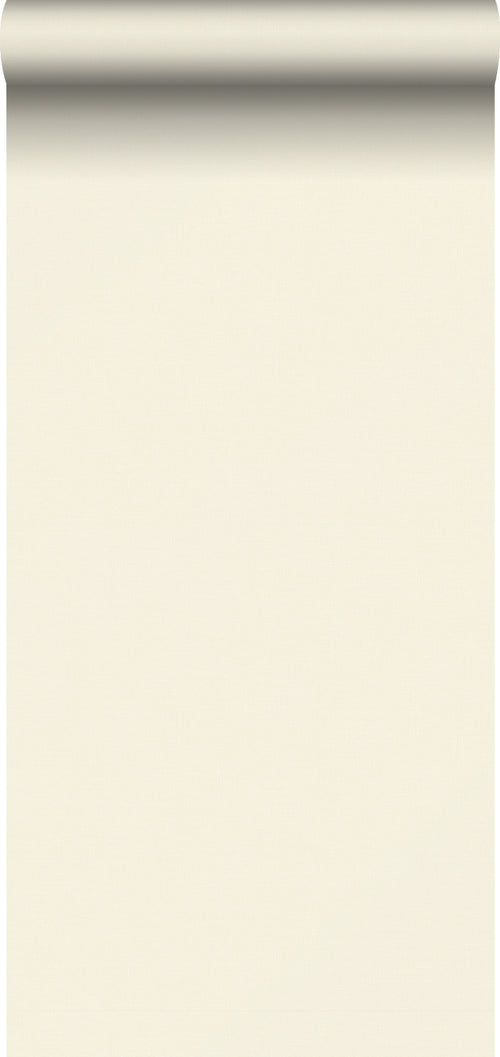 Sanders & Sanders behang linnenstructuur geel - 53 cm x 10 m - 640589
