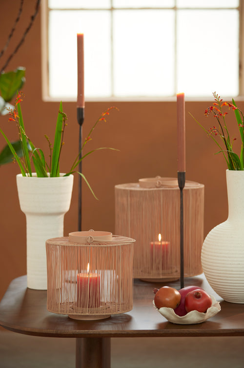 Light & Living vaas ALSACIA - Ø19x38cm - wit - vtwonen shop