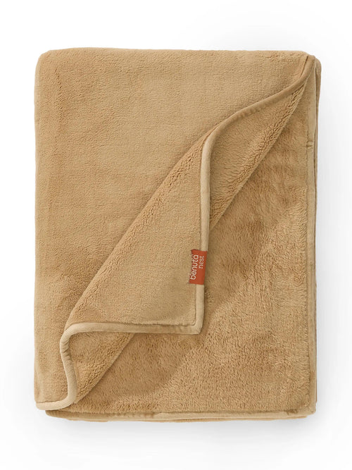 benuta deken Cosi - beige - 200x220 cm