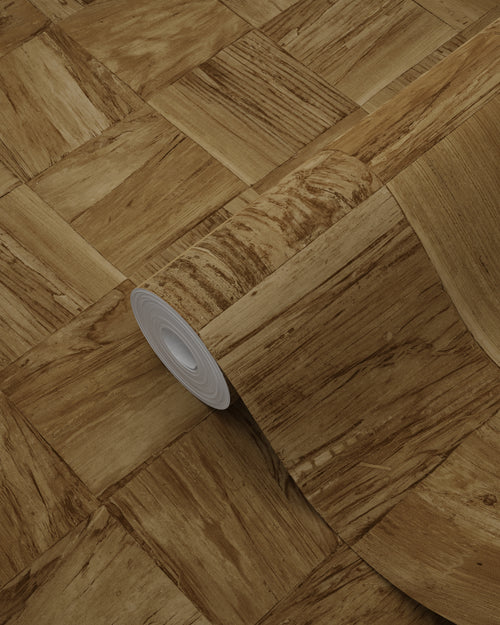 Origin Wallcoverings behang sloophout motief bruin - 50 x 900 cm - 347932 - vtwonen shop