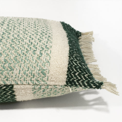 Malagoon kussen Berber - korrelig groen - 35x60cm