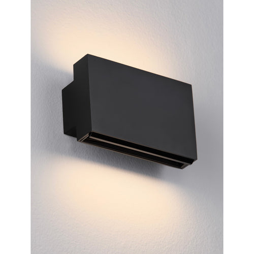 Nova Luce OTI Up & Down wandlamp, matzwart, LED, 10W, 487lm, 3000K
