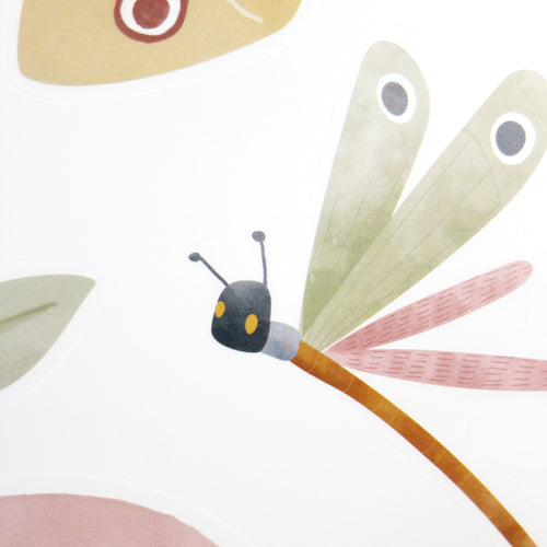 Little Dutch Luxe Muurstickers - Flowers & Butterflies - 2x 42x30cm - vtwonen shop