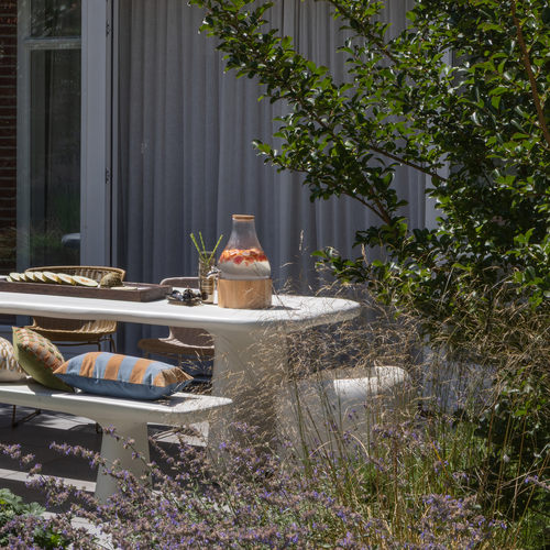 WOOOD tuinbank Loggia - Polymeer - Naturel - 45x190x40