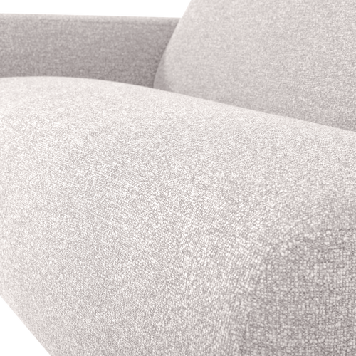 WOOOD 2-zits bank arm links Mojo Base - Bouclé - Ecru - 74x185x97