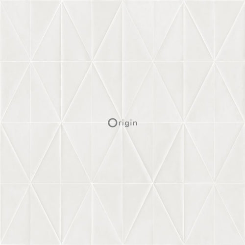 Origin Wallcoverings behang grafische vorm gebroken wit - 53 cm x 10,05 m - 347212 - vtwonen shop