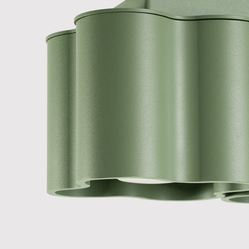 Sollux Lighting Plafondlamp OVIO 2 saliegroen GU10 - 24,5x12x12cm