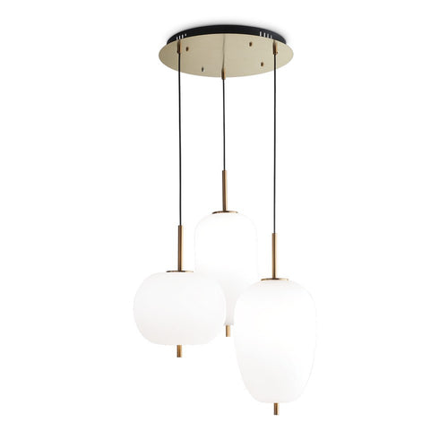 Ideal Lux UMILE - Geïntegreerde LED Cluster Plafond Hanglamp 3 Lichten Wit 3000K