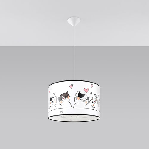 Sollux Lighting Hanglamp CAT 40 - 40x40x95cm