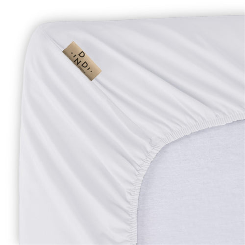 Dindi Home - Hoeslaken Basic Beauty - 160x200 cm - Wit