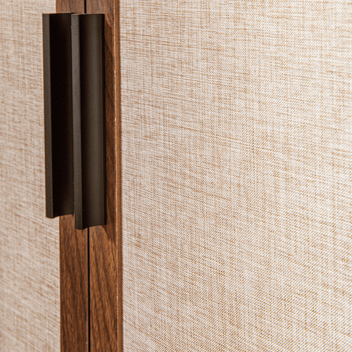 Calicosy - JETSON Dressoir 2 deuren - Donker hout - 39,5x80x79 cm