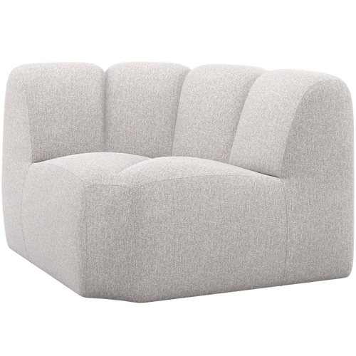 WOOOD bank hoekelement Mojo - Bouclé - Ecru Melange - 74x110x110 - vtwonen shop