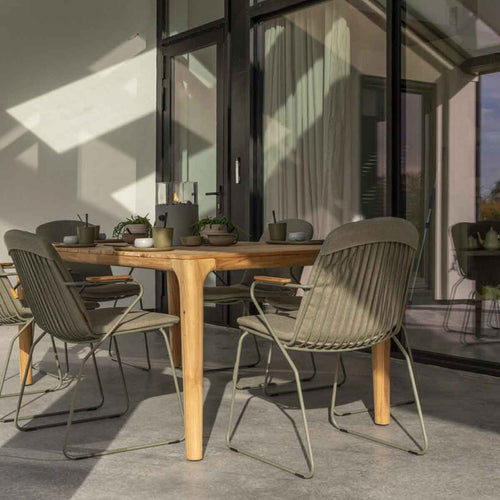 4 Seasons tuinstoel Veneto olijf kleurig - stapelbaar