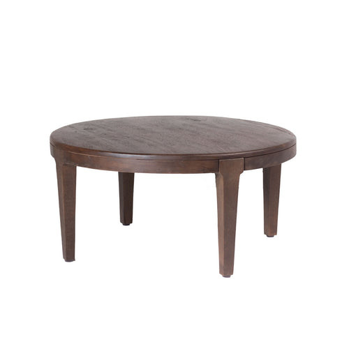 Giga Meubel Salontafel Mio - Rond - Acaciahout - Set van 2 - vtwonen shop