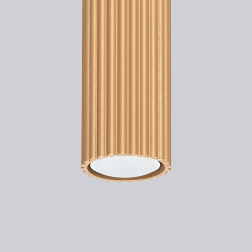Sollux Lighting Plafondlamp KARBON 10 goud - 6,5x6,5x10cm
