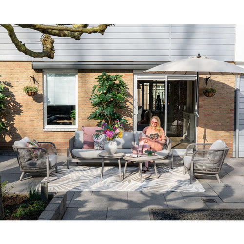 Garden Impressions Loungeset Luzia 5-delig - taupe