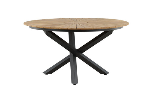 Rebellenclub Ronde Tuintafel Tonga - ¿140 cm - Zwart - vtwonen shop