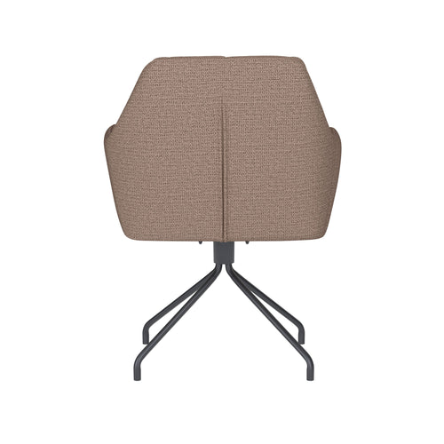 Housecraft Living Pete Eetkamerstoel Draaibaar Metaal Spider Taupe