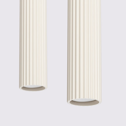 Sollux Lighting Hanglamp KARBON 2 beige - 30x6,5x90cm