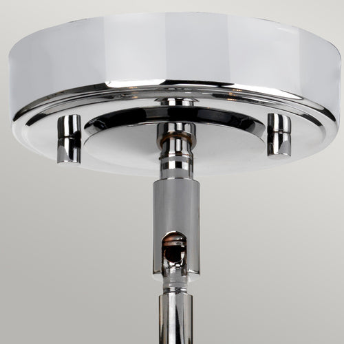 Elstead Agatha - 3 Lichts Multi Arm Plafond Hanglamp Gepolijst Chroom IP44, G9