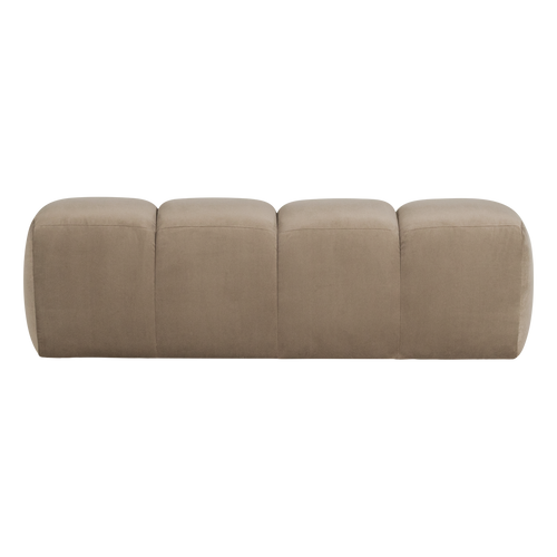 WOOOD eetbank 164 cm Mojo - Velvet - Khaki - 49x164x45