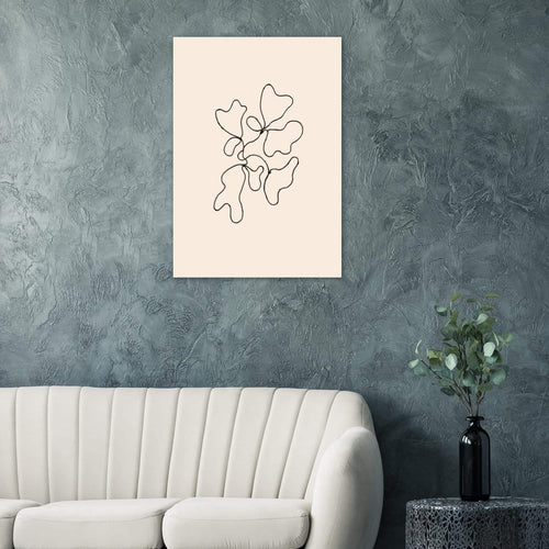 Artfulprints  Abstract – Blob lined   poster A4 21x29.7 cm