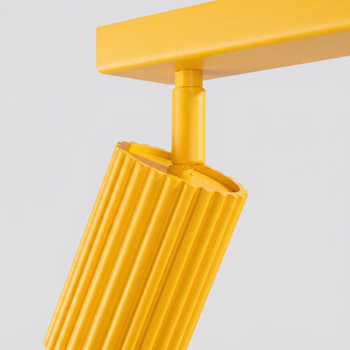 Sollux Lighting Plafondlamp KARBON 6L geel - 117x6,5x16,5cm