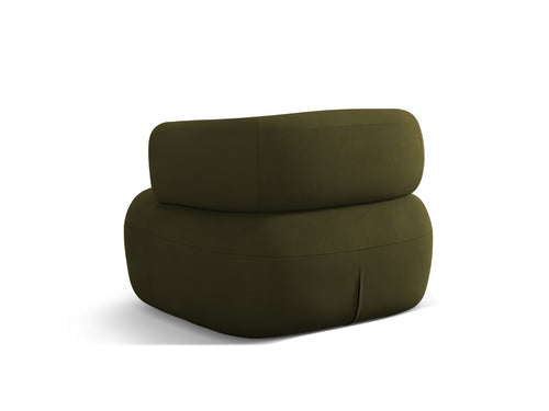 Micadoni Fauteuil Jenny flueel groente - 88x90x73cm