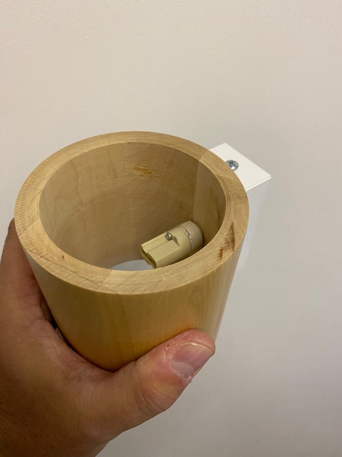 Sollux wandlamp Orbis - 1 lichts - 12  x 10   cm - bruin - vtwonen shop